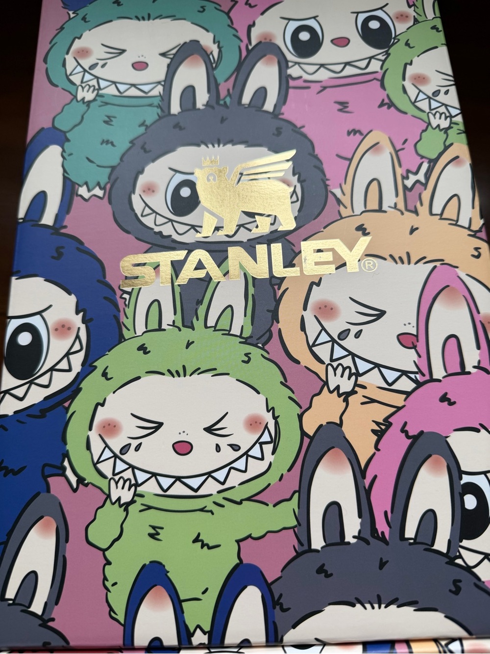 Stanley Pink Multicolor Bunny Characters Travel Tumbler